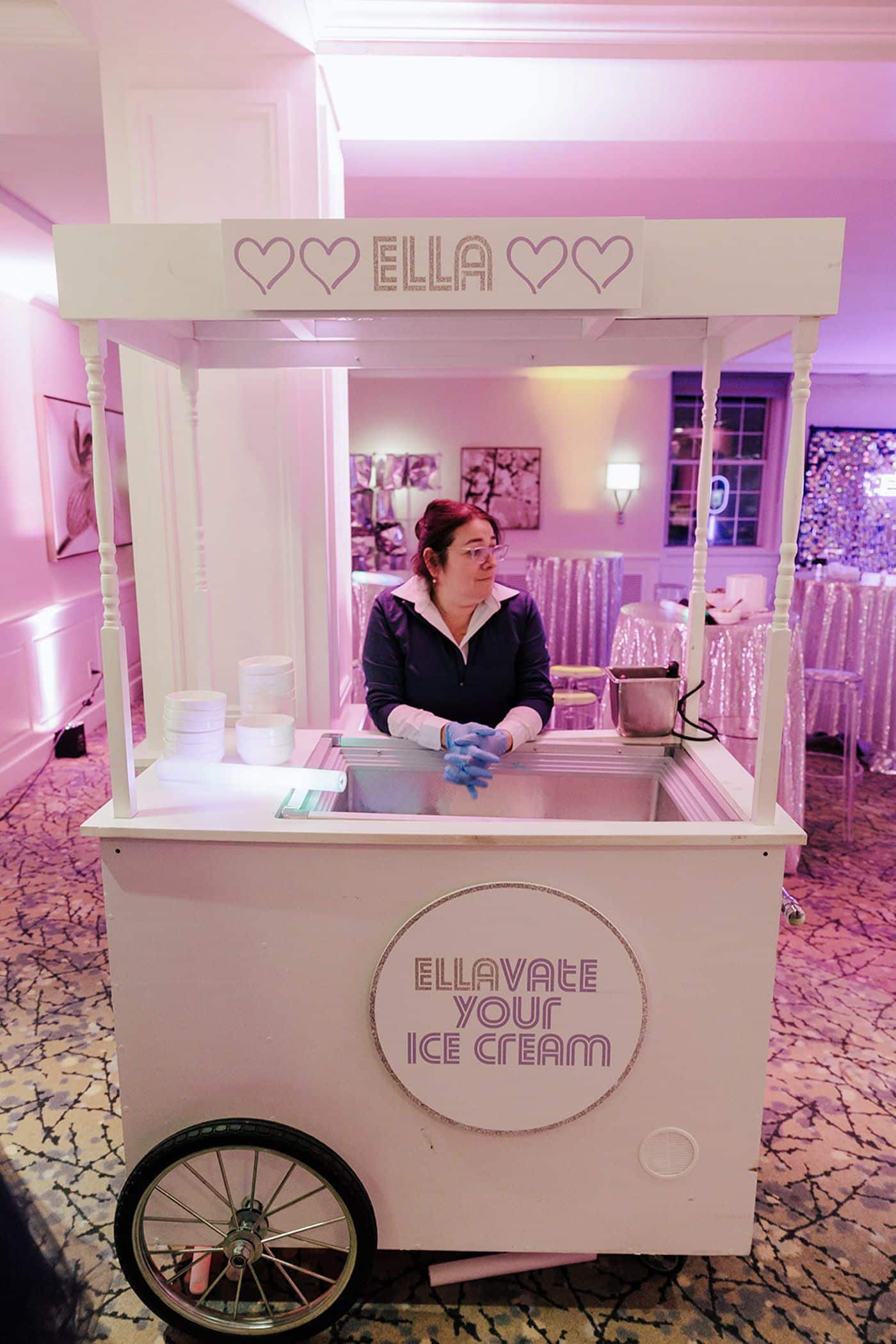 Custom Signage for an Ice Cream Cart