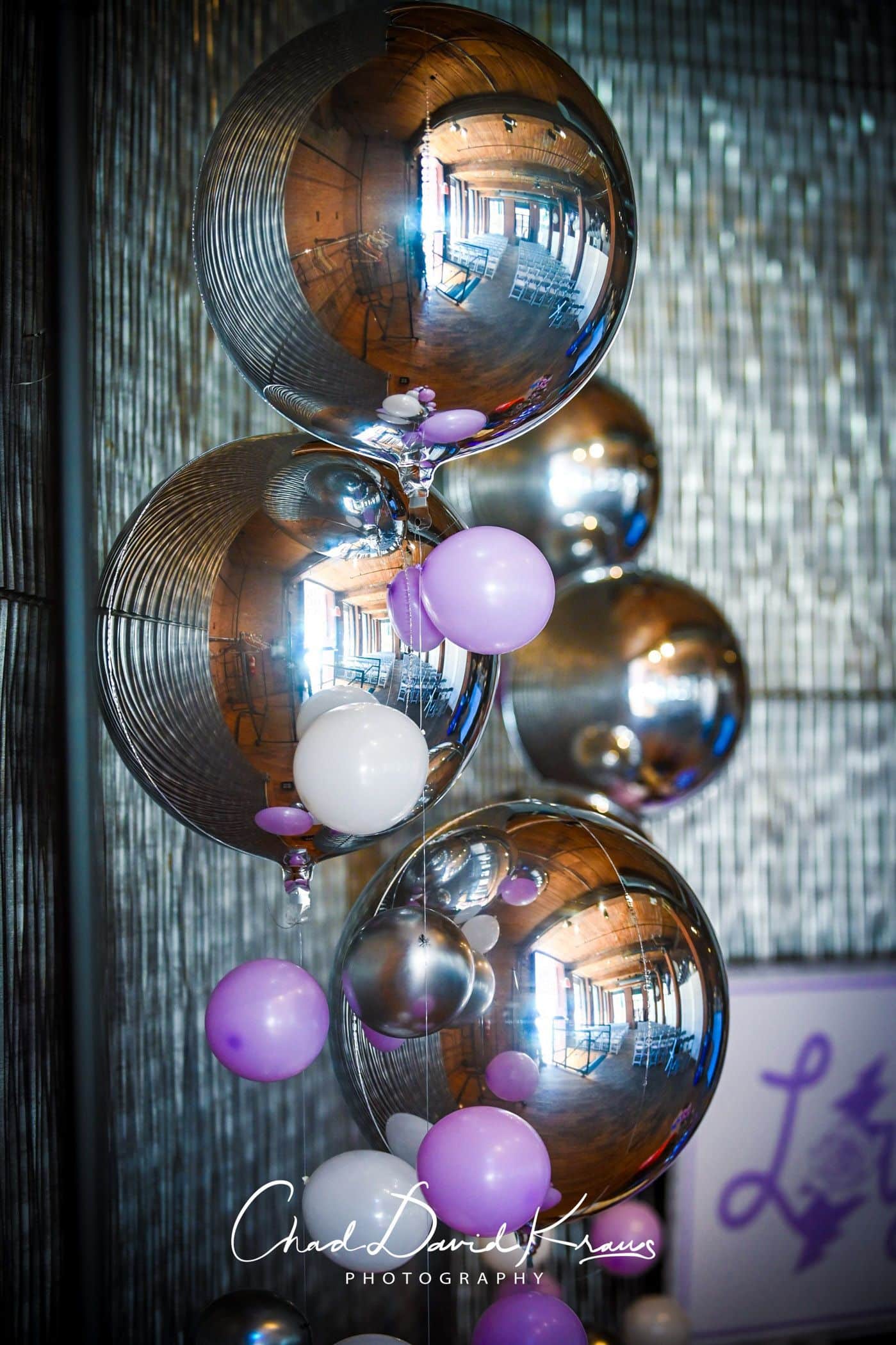 Lavender Bubble Balloons
