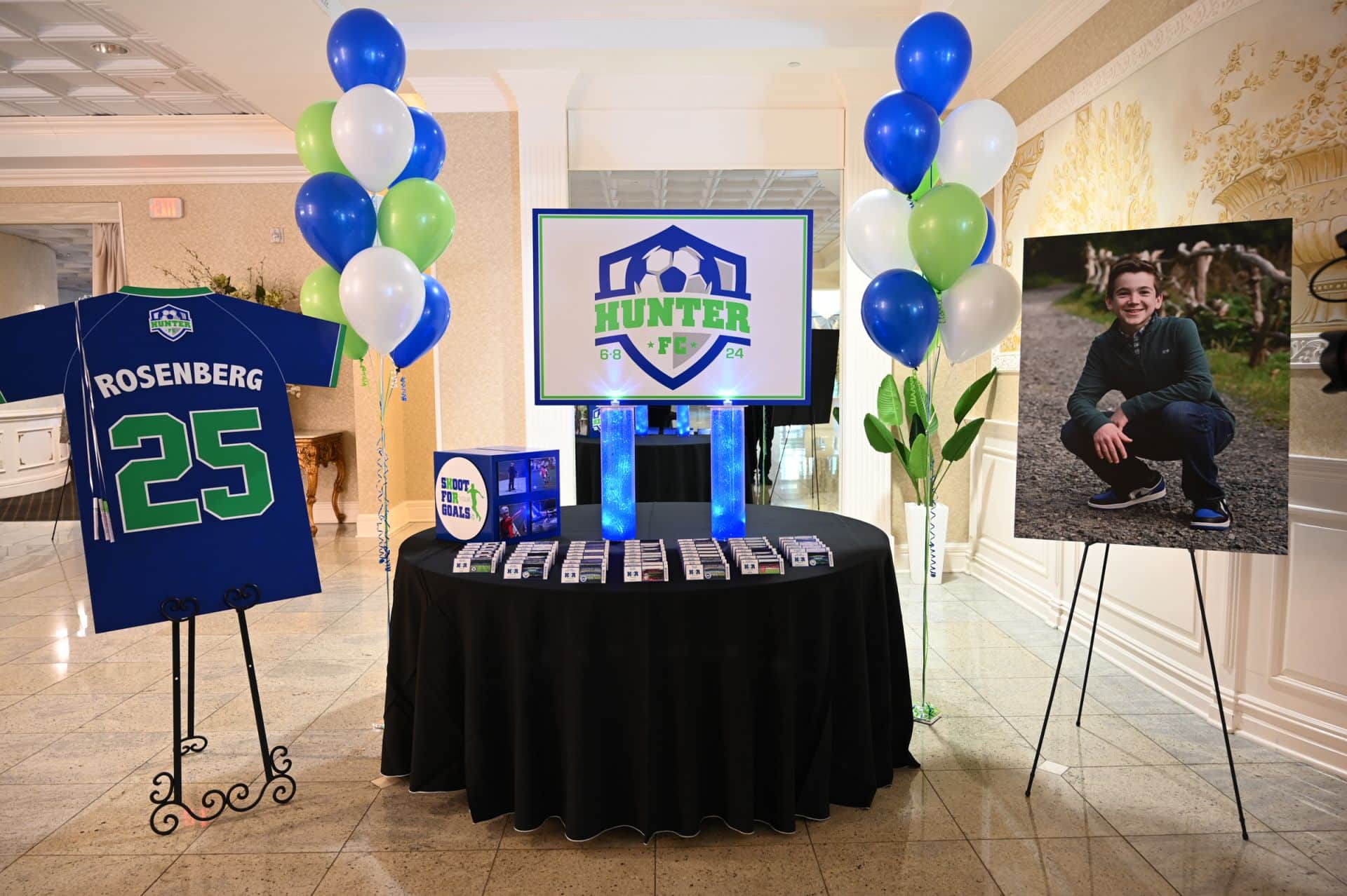 Soccer Themed Entrance Decor