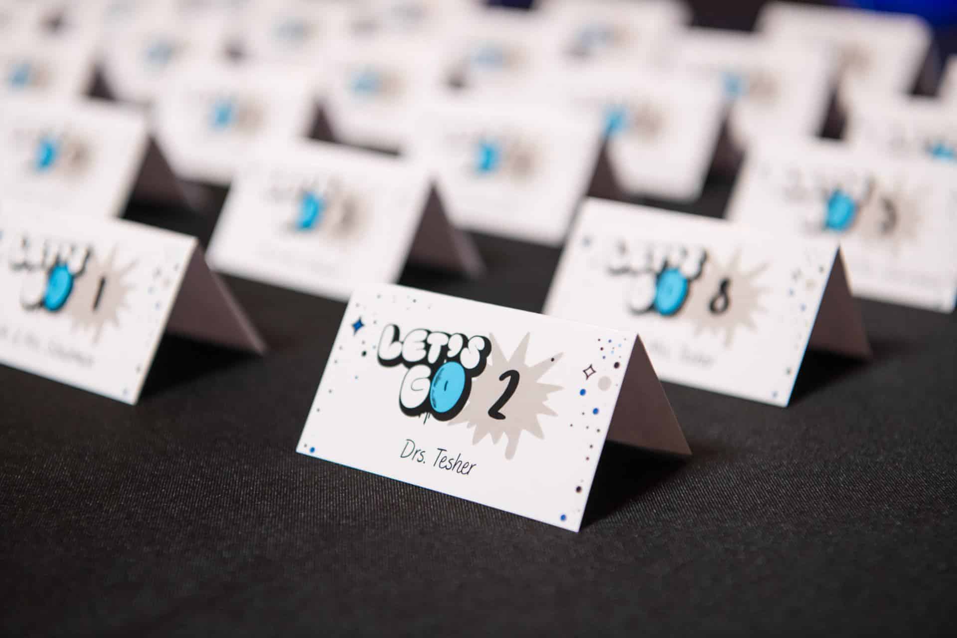 Graffiti Place Cards