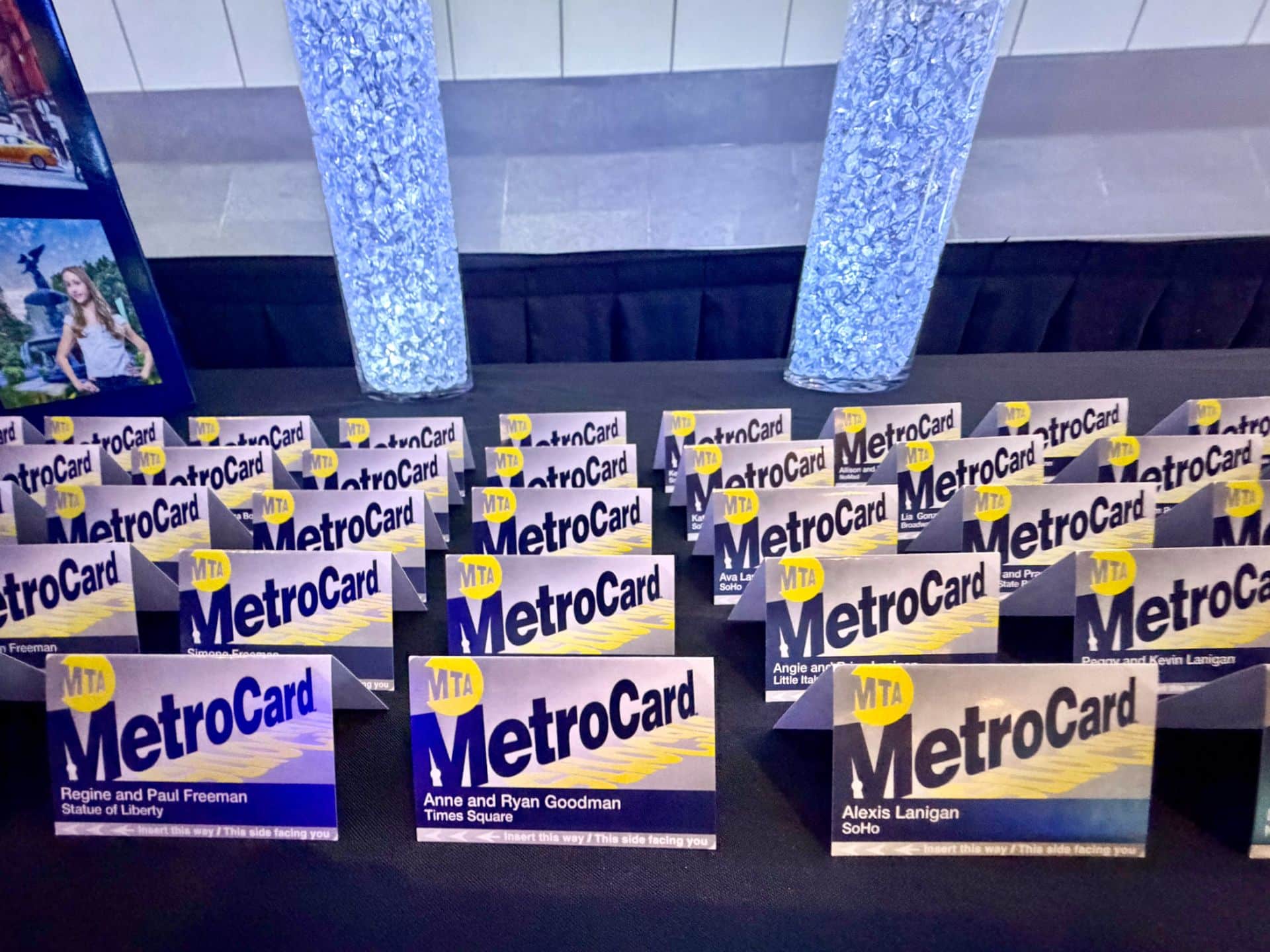 Metrocard Placecards