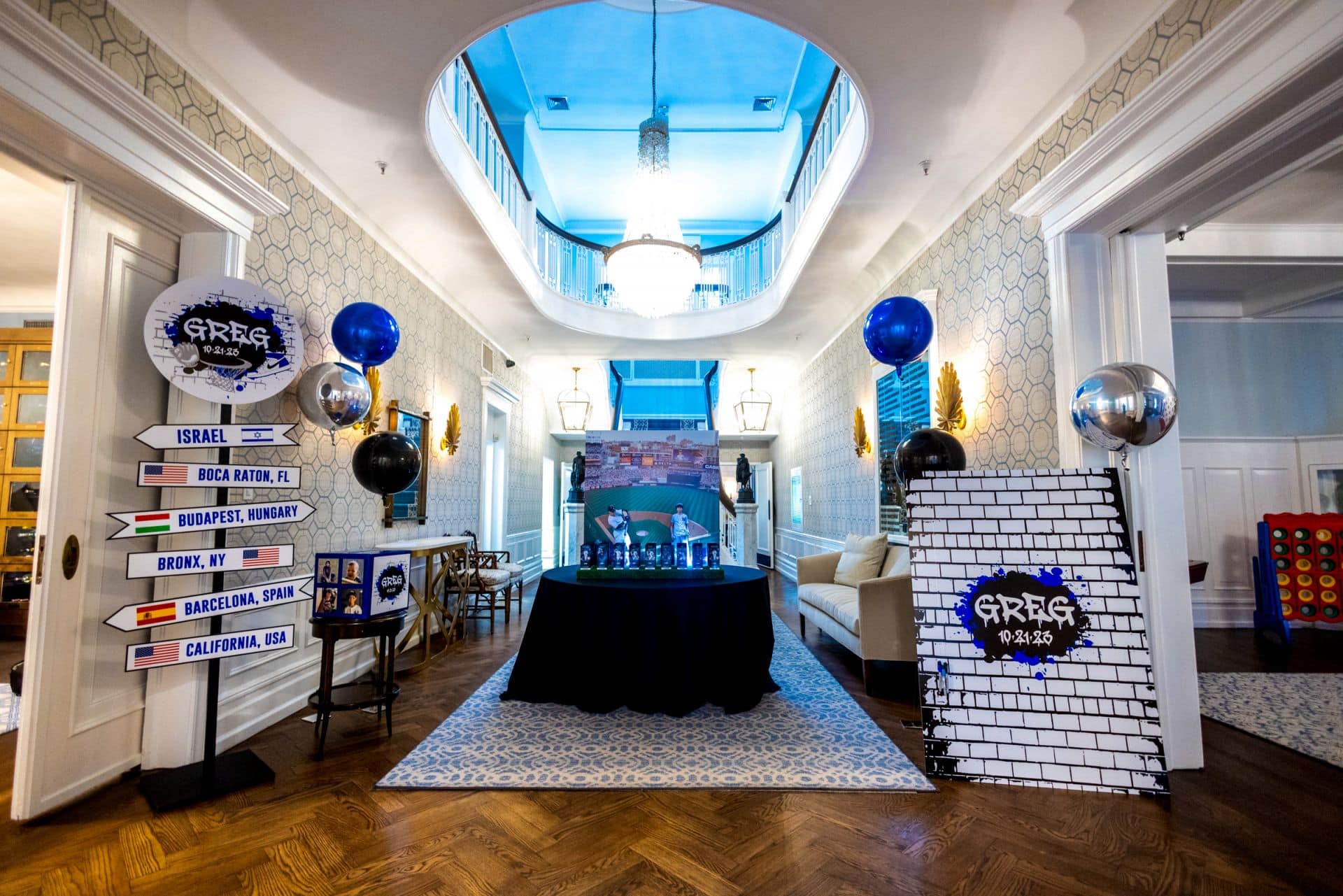 Sports Themed Entrance Display