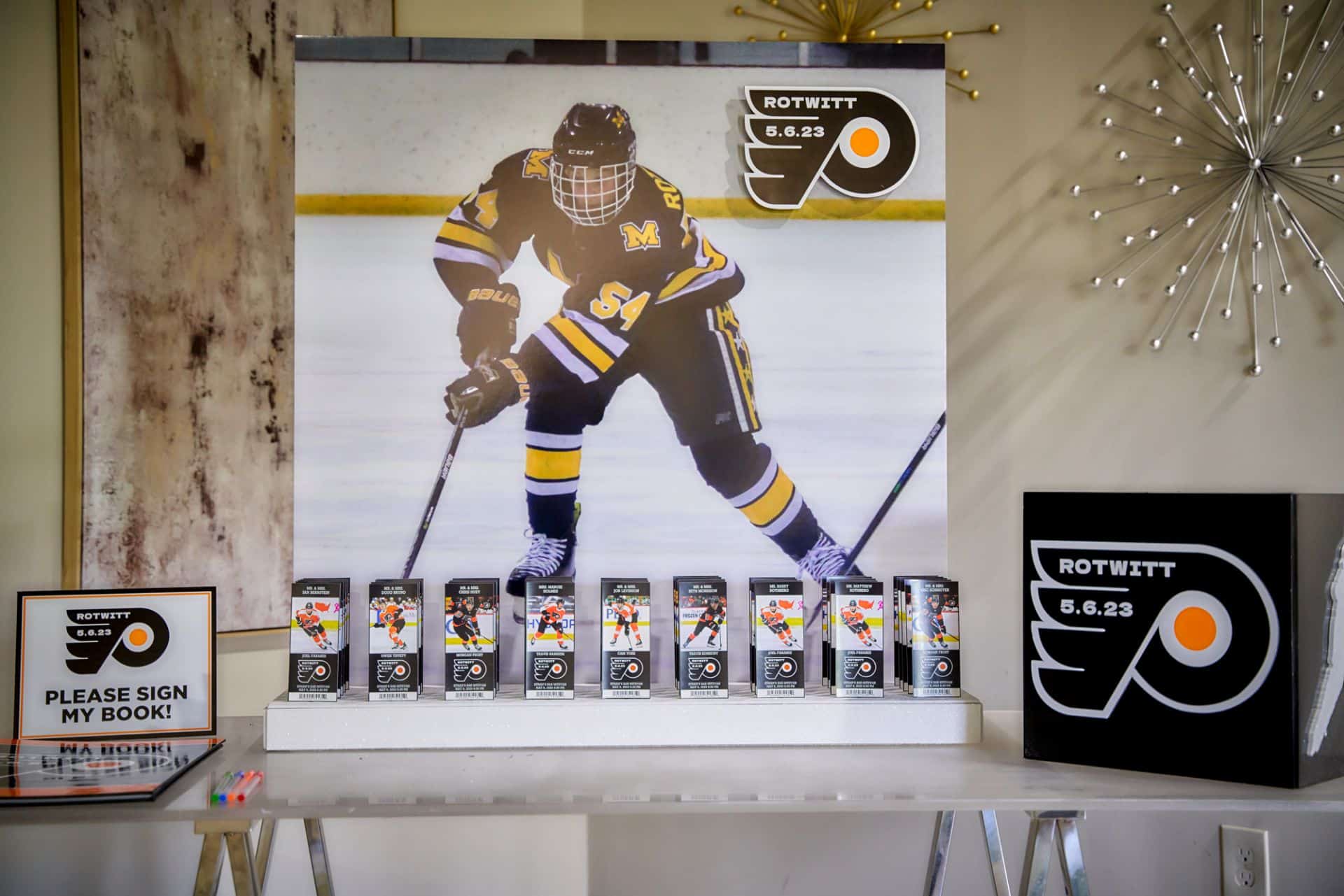 Sport Themed Seating Display