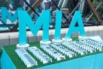 Turquoise Name Seating Card Display