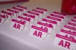 Bat Mitzvah Logo Place Cards