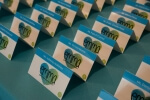 Watercolor Themed Seating Cards