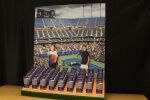Tennis Themed Seating Card Display