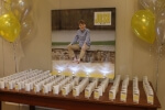 Bar Mitzvah Seating Card Display