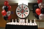 Chess Themed Seating Card Display