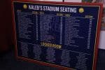 Bar Mitzvah Seating Chart
