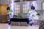 Neon Inspired Seating Card Display