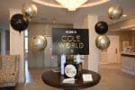 Gold and Black Entrance Decor