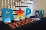 Cutout Initials Seating Display