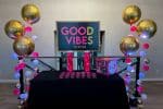 Pink and Gold Bat Mitzvah