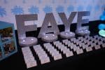 Silver Glitter Name Seating Display