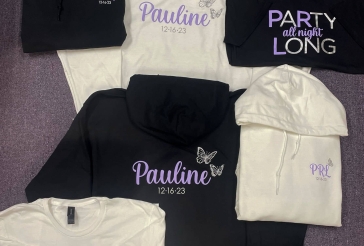 Butterfly Themed Bat Mitzvah Swag