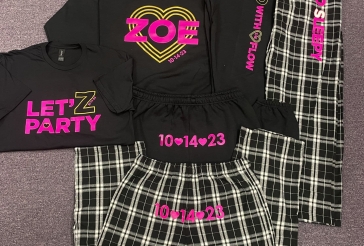 Heart Themed Bar Mitzvah Swag