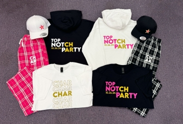 Pink and Gold Swag Design