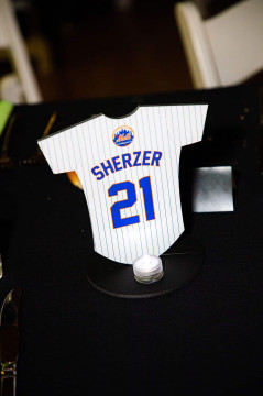 Mets Jersey Table Sign with LED Light