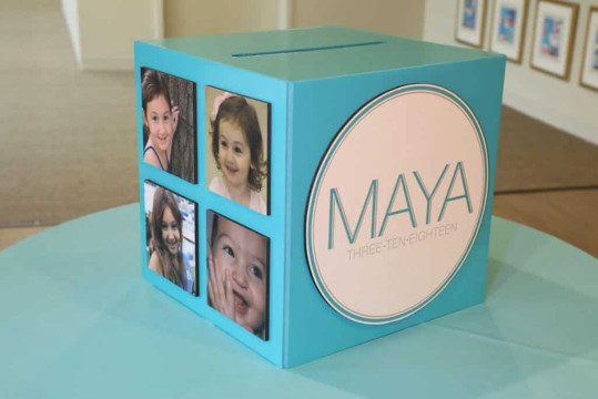 Bat Mitzvah Gift Box with Custom Logo & Photos