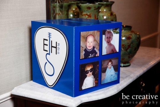Music Themed Bar Mitzvah Gift Box with Custom Logo & Photos
