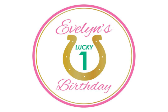 Horse Theme Birthday Logo