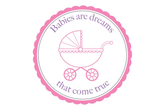Dreams Come True Baby Shower Logo