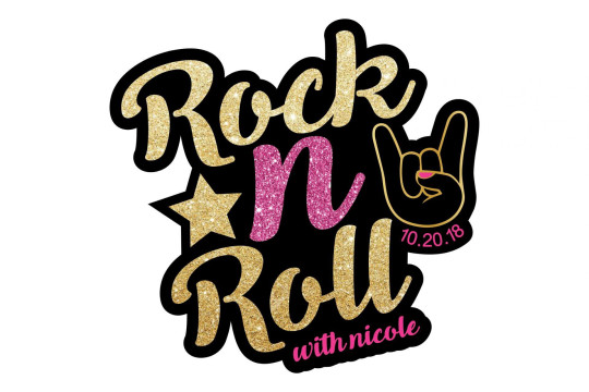 Rock 'n Roll Theme Bat Mitzvah Logo