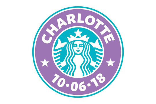 Starbucks Theme Bat Mitzvah Logo