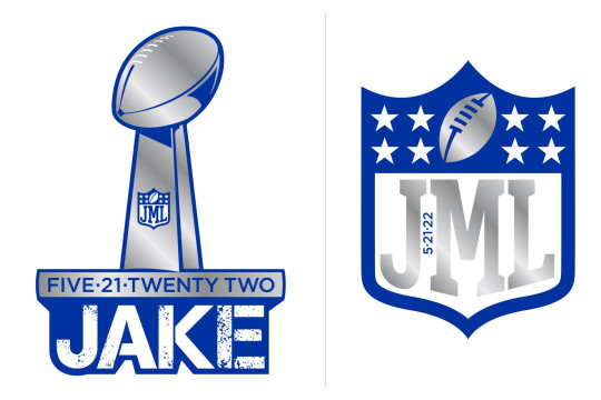 NFL Themed Bar Mitzvah Logo