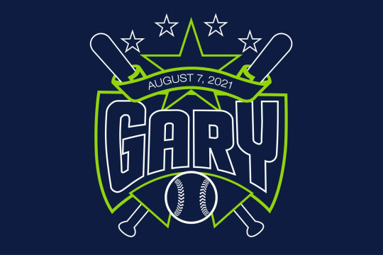 Custom Baseball Logo for MLB Sports Themed Bar Mitzvah