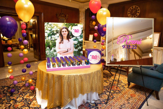 Book Themed Entrance Decor with Blowup Photo Seating Card Display and Bookmark Place Cards at the Harmonie Club, NYC