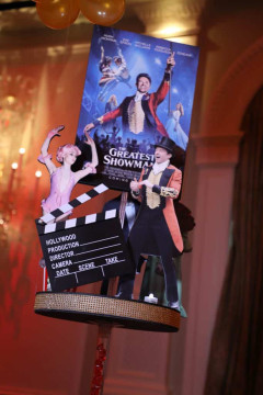 Movie Diorama Centerpiece with Cutout Characters & Clapboard