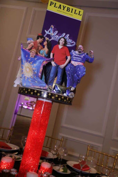 Aladdin Themed Diorama Centerpiece for Broadway Themed Bar Mitzvah