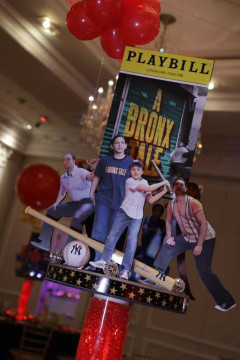 A Bronx Tale Themed Diorama Centerpiece for Broadway Themed Bar Mitzvah