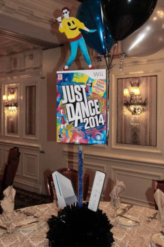 Just Dance Video Game Themed Centerpiece with 3D Cutouts