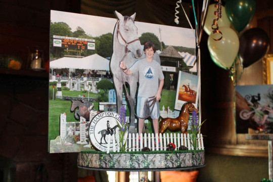 Horse Themed Diorama Centerpiece for Outdoors/Everything Boy Bar Mitzvah