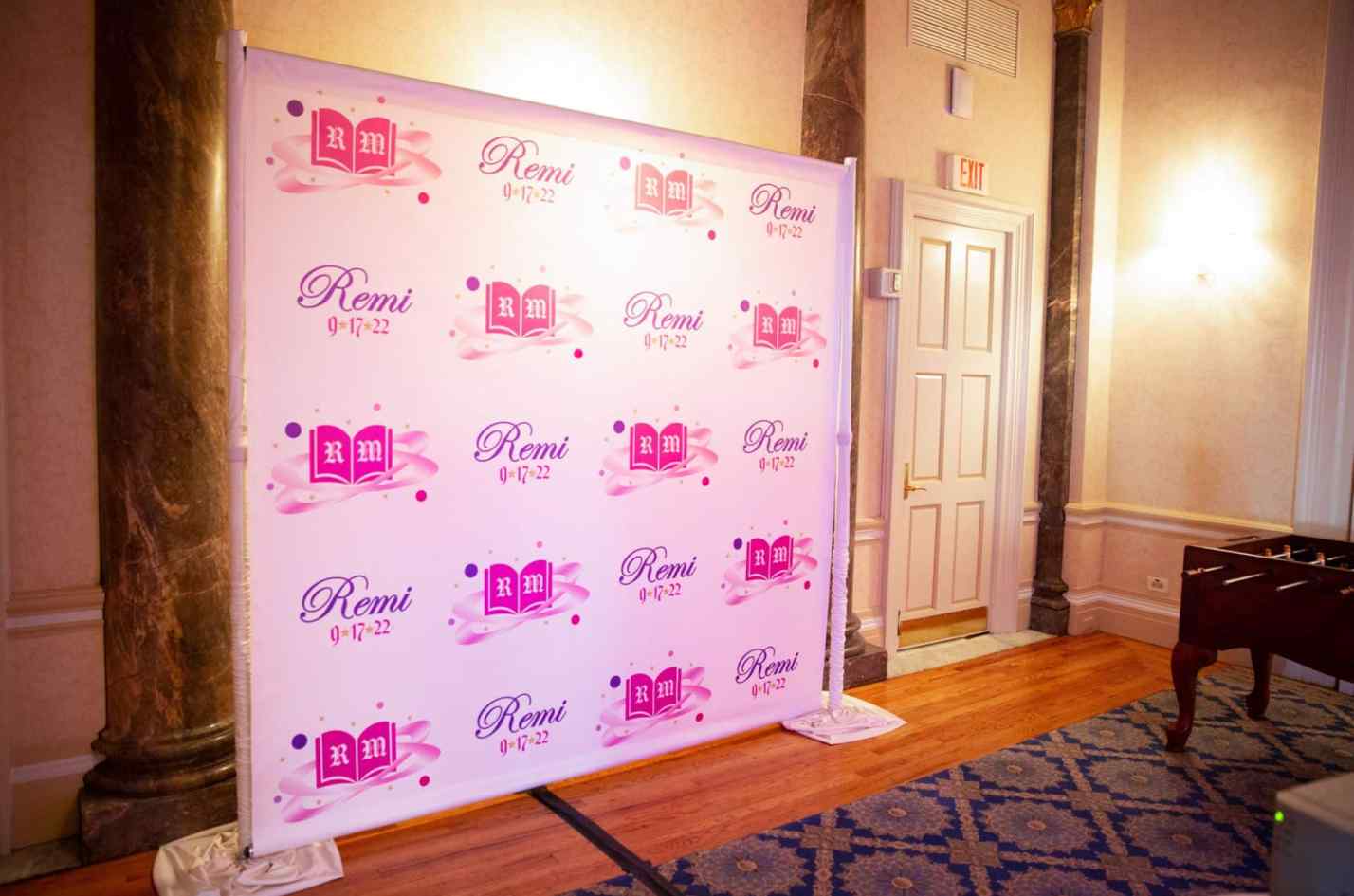 Louis V inspired Backdrop - Step & Repeat - Designed, Printed