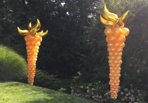 Olympic Torches Balloon Sculpture