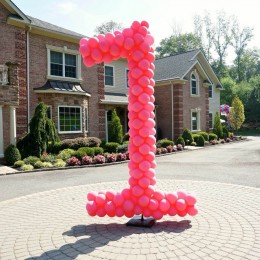 Giant Number 1 Balloon Sculpture for First Birthday