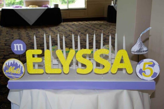 Candy Themed Seating Card Display with Name & Cutouts