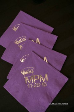 Cocktail Napkins with Logo for Cooking Themed Bat Mitzvah