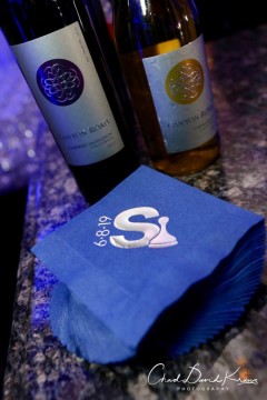 Custom Cocktail Napkins with Game Themed Logo