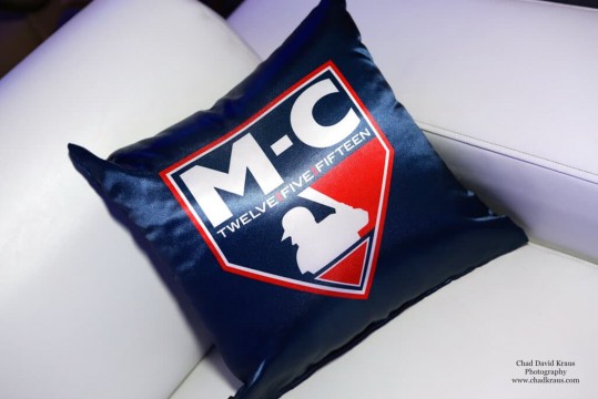 Custom Baseball Themed Logo Pillow