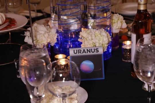 Custom Table Sign for Galaxy Themed Bat Mitzvah