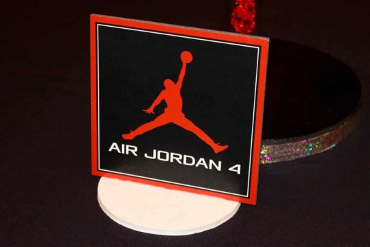 Custom Air Jordan Table Signs
