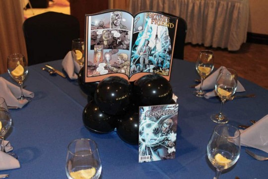 Custom Comic Book Cover Table Signs