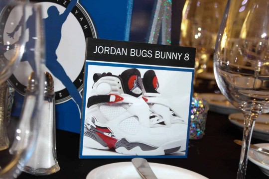 Sneaker Themed Bar Mitzvah with Custom Photo Table Signs