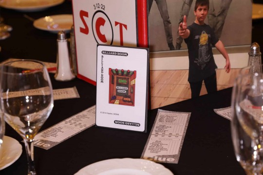 Custom Table Sign for Clue Game Themed Bar Mitzvah