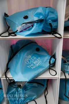 Custom Drawstring Bags with Logo for Bat Mitzvah Party Favor